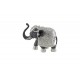 buy silver electro plating elephant statue - 5 x 5.5 inch