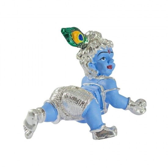 buy silver big ladoo Gopal silver electro plating idols / murti