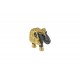 buy gold electro plating elephant statue - 5 x 5.5 inch