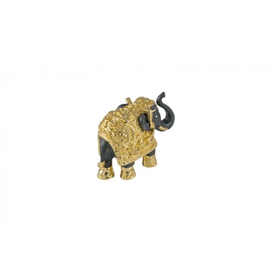 buy gold electro plating elephant statue - 5 x 5.5 inch